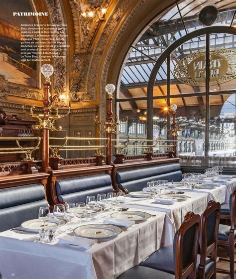 Restaurant Le Train Bleu Restaurant Train Paris