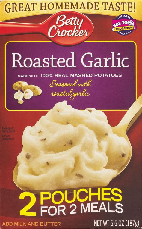 Betty Crocker Instant Mashed Potatoes Nutrition Facts