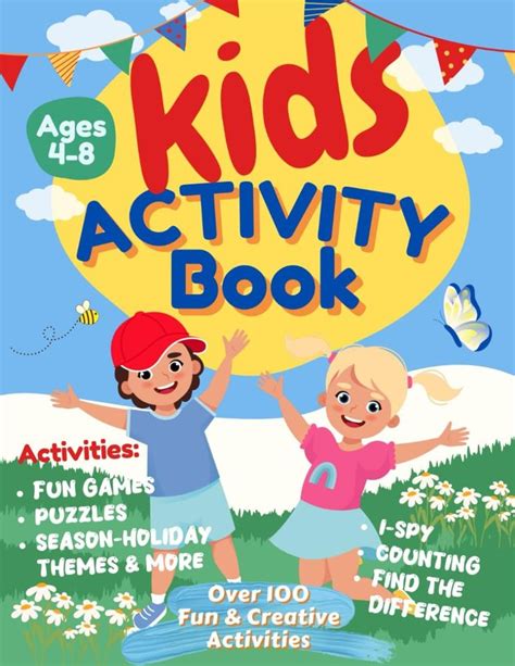 kids activity book    fun activities  children ages