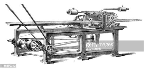 Retro Machinery Milling Machine High Res Vector Graphic Getty Images