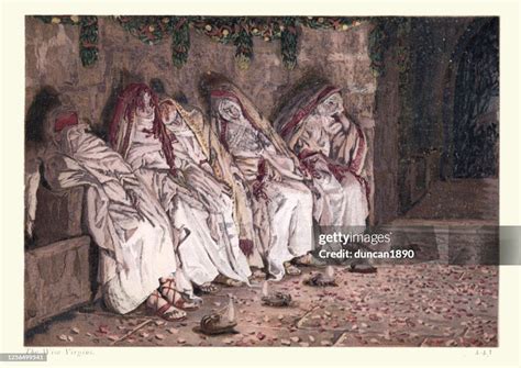 Parable Of The Ten Virgins High Res Vector Graphic Getty Images