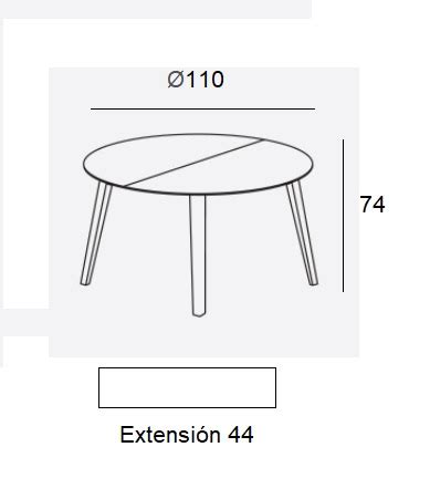 Mesa Aise Redonda Extensible Patas Madera De Treku