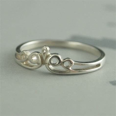 Silver Crown Ringprincess Crown Ringtiara - Etsy