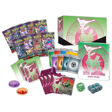 Pokémon Coffret Dresseur d Elite ETB Vert De Fer Viridium