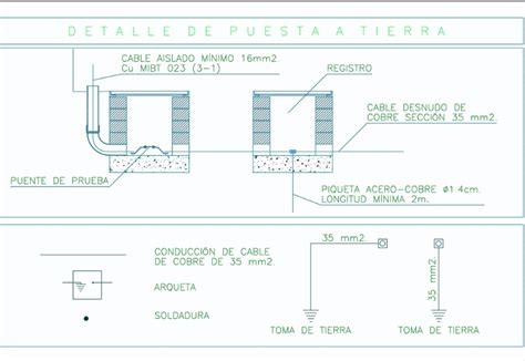 Detalhes De Aterramento Em Autocad Baixar Cad Gr Tis Kb