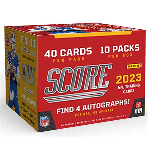 Panini Score Football Checklist