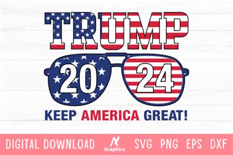 Trump 2024 Keep America Great SVG Graphic By AN Graphics Creative Fabrica