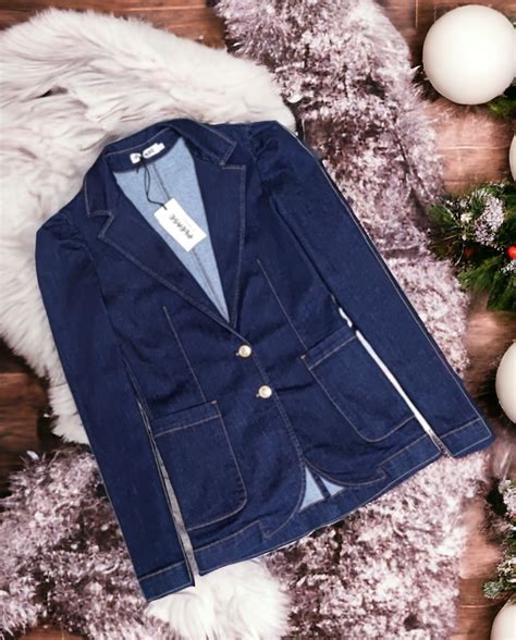 Брендовый джинсовый пиджак please италия этикетка — цена 899 грн в ...