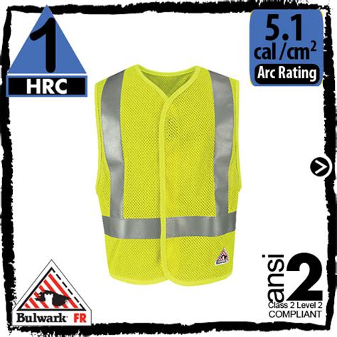 Flame Resistant Safety Vests | FRC Clothing | FR Clothing | Quick ...