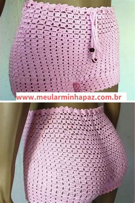 4 Shorts De Crochê Fáceis Com Gráfico Perfeitos Para A Praia E O Verão