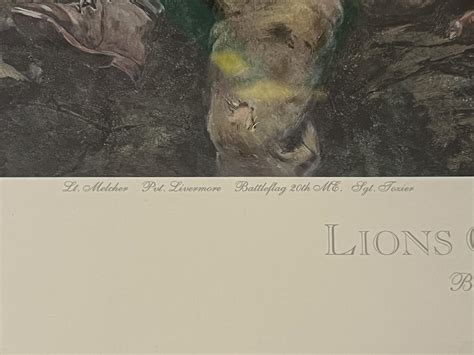 Sold Price Don Troiani Lions Of The Round Top Signed Print