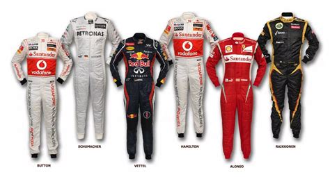 Suited And Booted F1 Stars Donate Race Suits For Charity Mirror Online