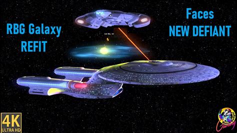 RBG Galaxy Class Refit ULTIMATE Test VS NEW USS Defiant Star Trek