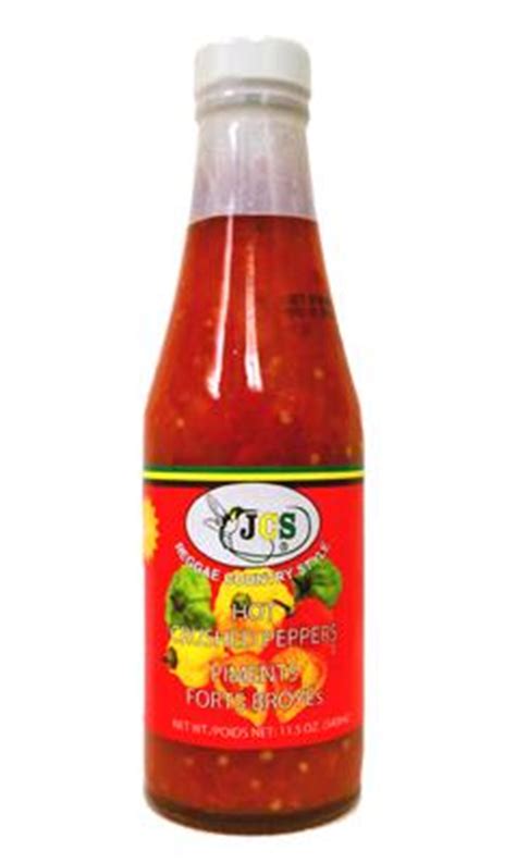 JCS Hot Crushed Pepper Sauce Hot Pepper Sauce Crushed Red Pepper