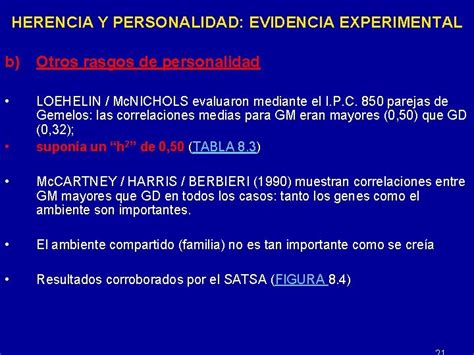 Determinantes Geneticos Vs Ambientales De La Personalidad Tema