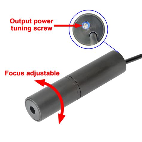 Focus Output Power Adjustable Laser Module