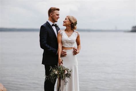 Naturally Beautiful Waterfront Wedding In Finland Junebug Weddings