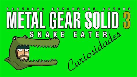 10 Curiosidades De Metal Gear Solid 3 Youtube