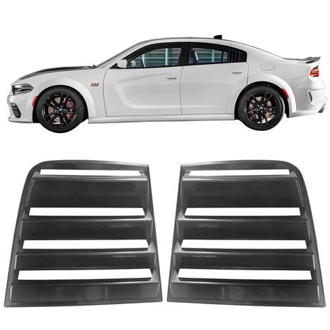 Buy Ikon Motorsports Window Louver Compatible With Dodge