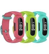 Honecumi 3 Pack Ace 3 Straps Compatible With Fitbit Ace 3 Watch Bands