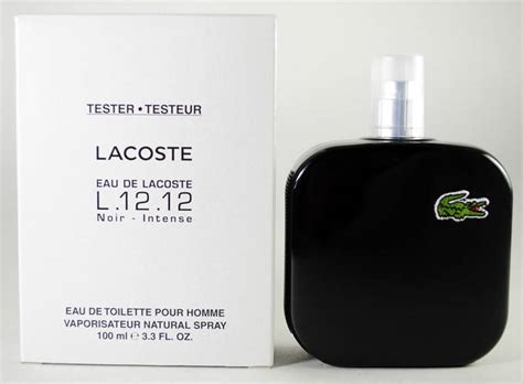 Купить Оригинал Lacoste Eau De L 12 12 Noir Intense 100 мл ТЕСТЕР