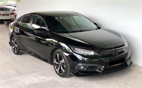 Honda Civic 15 Tc P A All Black Sport Edition Cars Cars For Sale On Carousell