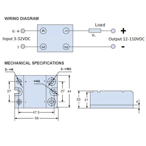 Dc Dc Solid State Relay With Led Single Phase Ssr 20a Damencnc Bv