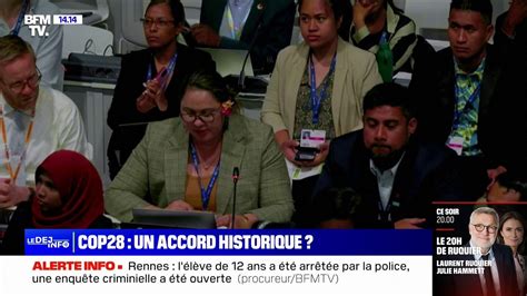 Cop Pour La Premi Re Dans L Histoire Des Cop L Accord Trouv