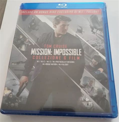 MISSION IMPOSSIBLE 6 MOVIE Collection Blu Ray Italienisches Cover Ton