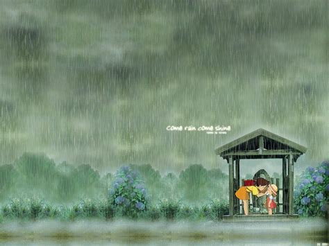 My Neighbor Totoro Wallpaper Rain