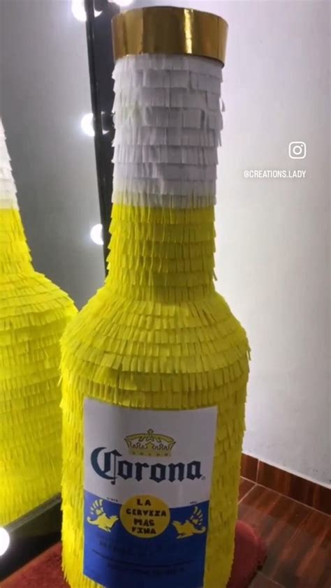 Piñata Cerveza corona Videos de piñatas Como hacer piñatas faciles