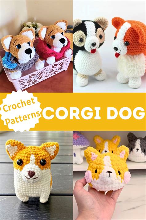 4 Crochet Corgi Dog Amigurumi Patterns Crochet Wave