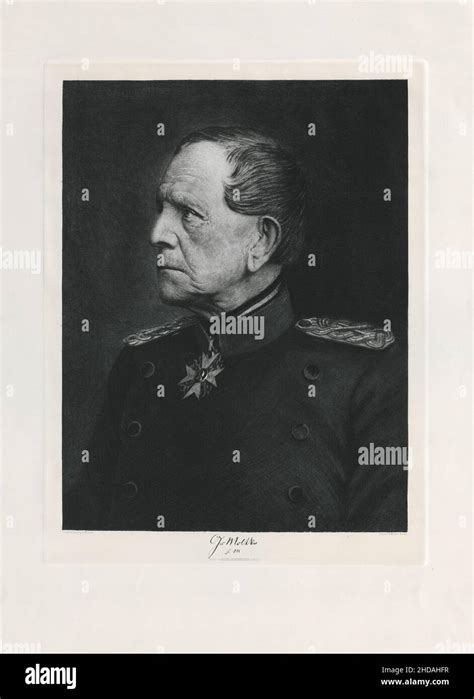 Portrait Of Helmuth Von Moltke The Elder Helmuth Karl Bernhard