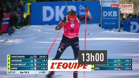 Mass Start Hommes D Otep Biathlon Replay Vid O Dailymotion