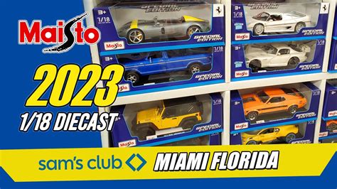 2023 Maisto 1 18 Scale Model Cars At Sam S Club Miami YouTube