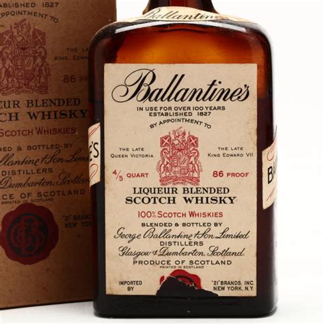 Ballantines Liqueur Blended Scotch Whisky Lot 5115 Rare Spiritsjun