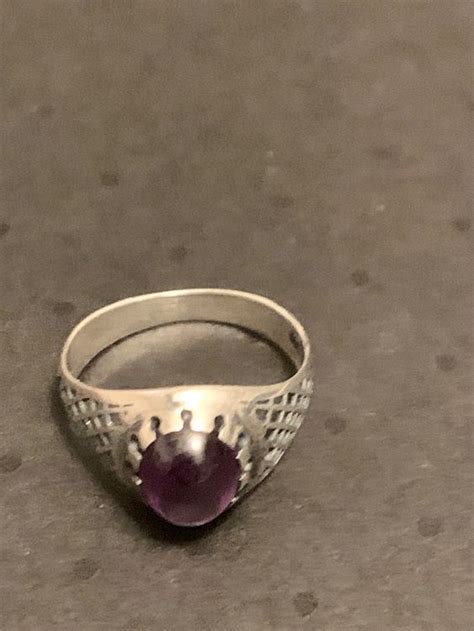 Silber Ring Mit Amethyst Stein Kaufen Auf Ricardo