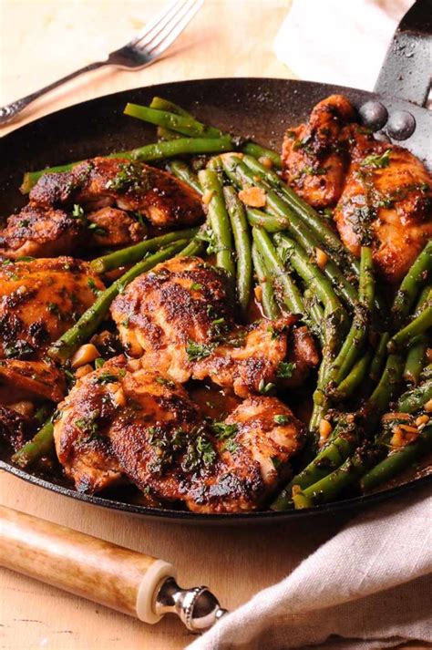 Lemon Garlic Chicken With Green Beans