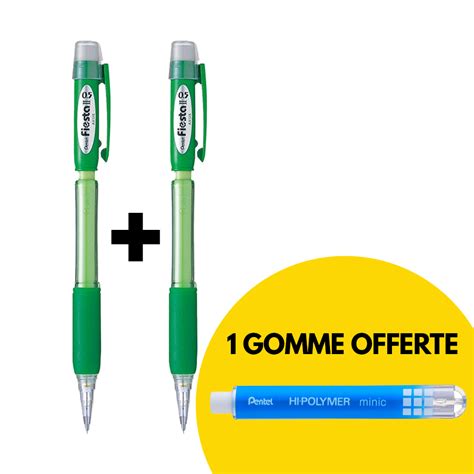 Porte Mines Pentel Fiesta Mm Gomme R Tractable Offerte De Pentel