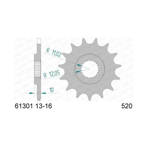 Acheter Pignon Afam Acier Type 61301 PAS 520 Aprilia