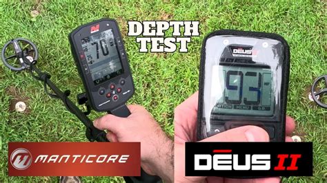 MINELAB MANTICORE Vs XP DEUS II DEPTH TEST WITH GENERAL SETTINGS