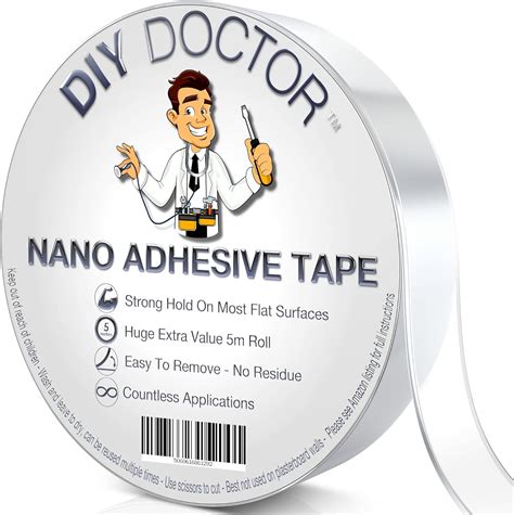 DIY Doctor Ruban adhésif multifonctionnel double face Nano Technology