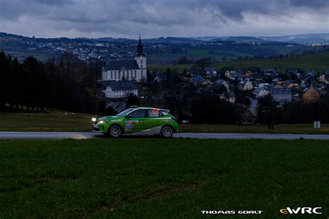 Thiele Lukas Felke Ann Opel Corsa Rally Adac Rallye Erzgebirge