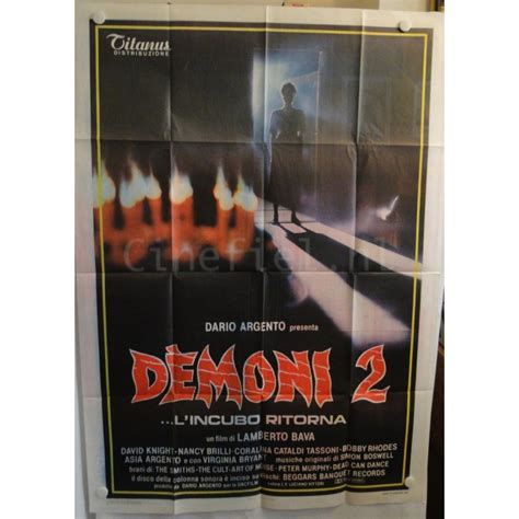 Demoni Demons 2 Movie Poster 2 Foglio 99x140cm 1986 Lamberto Bava Dario