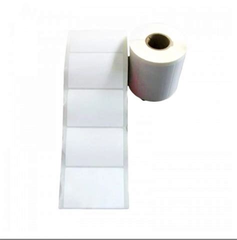 Chrome Paper X Mm Barcode Label Roll Gsm Size X Mm