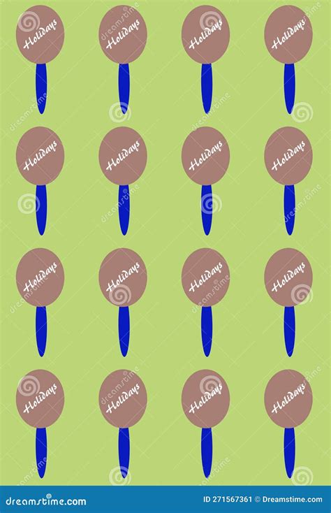 Abstract And Contemporary Digital Art Lollipop Design Stock