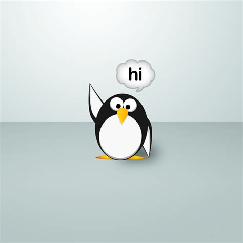 Cute Cartoon Penguin Wallpaper