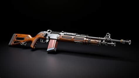 Premium AI Image | Gun Rifle Isolated On White Background