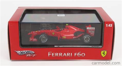 MATTEL HOT WHEELS P9963 Scale 1 43 FERRARI F1 F60 N 4 SEASON 2009 KIMI RAIKKONEN RED MET
