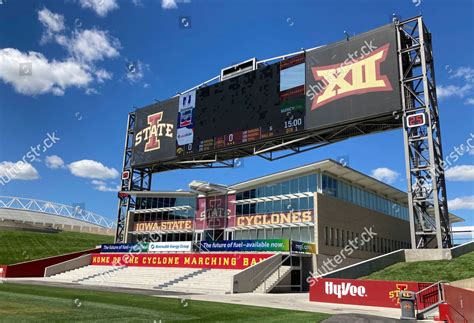 North End Zone Scoreboard Shown Jack Foto De Stock De Contenido